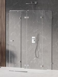 New Trendy Avexa zuhanykabin 120x80 cm négyszögletes króm fényes/átlátszó üveg EXK-2478