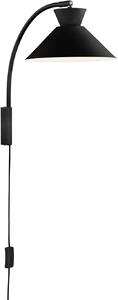 Nordlux Dial oldalfali lámpa 1x40 W fekete 2213371003