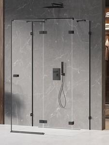 New Trendy Avexa Black zuhanykabin 120x80 cm négyszögletes fekete félmatt/átlátszó üveg EXK-2650