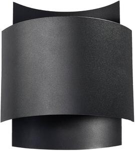 Sollux Lighting Impact oldalfali lámpa 1x40 W fekete SL.0858