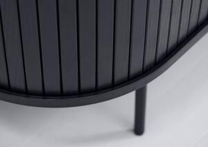 Fekete dohányzóasztal 60x120 cm Nola – Unique Furniture