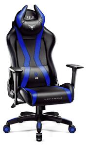 Diablo X-Horn 2.0 gamer szék Átlagos méret: Fekete-kék Diablochairs