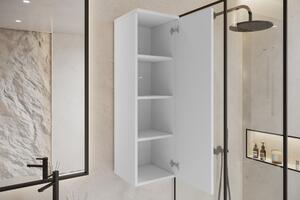 Mylife kadi függőleges fürdőszoba szekrény matt fehér (100cm)