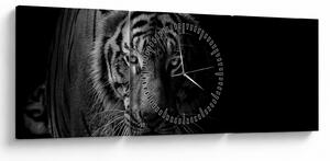 Egy vadtigris képe (órával) (90x30 cm)