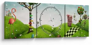 Kép egy csodálatos tájról (órával) (90x30 cm)