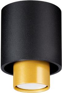 Sollux Lighting Nesi mennyezeti lámpa 1x40 W fekete-arany SL.0982