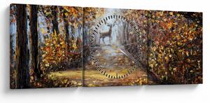 Kép - Az erdő szelleme (órával) (90x30 cm)