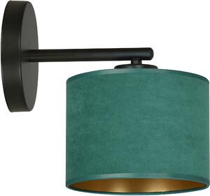 Emibig Hilde oldalfali lámpa 1x60 W fekete-zöld-arany 1051/K1