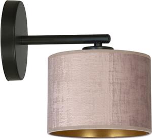 Emibig Hilde oldalfali lámpa 1x60 W fekete-rózsaszín-arany 1053/K1
