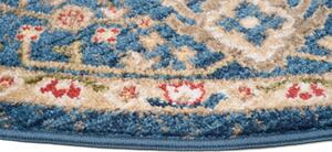 Kerek vintage szőnyeg kék színben Szélesség: 100 cm