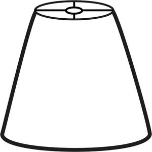 Lámpaernyő állólámpához, selyem, 55x50cm