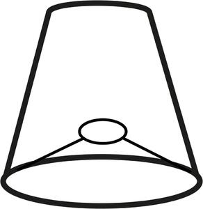 Lámpaernyő, selyem, 30x22 cm