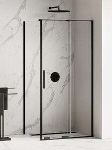 New Trendy Smart Black zuhanykabin 120x80 cm négyszögletes fekete félmatt/átlátszó üveg EXK-4134
