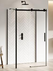 New Trendy Softi Black zuhanykabin 120x90 cm négyszögletes fekete félmatt/átlátszó üveg EXK-3997
