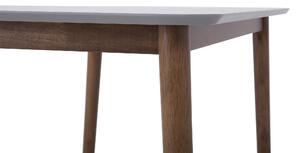Divatos étkezőasztal barna és szürke színben 118 x 77 cm MODESTO