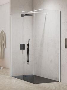 New Trendy New Modus White walk-in zuhanykabin 120x80 cm négyszögletes fehér matt/átlátszó üveg EXK-2286