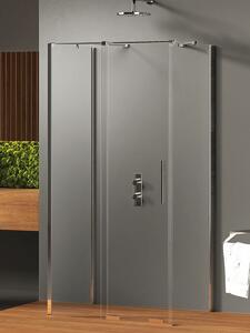 New Trendy Smart zuhanykabin 120x80 cm négyszögletes króm fényes/átlátszó üveg EXK-4076