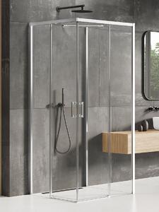 New Trendy Prime zuhanykabin 100x100 cm négyzet króm fényes/átlátszó üveg K-0907