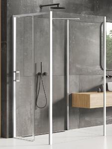 New Trendy Prime egyedi zuhanykabin 100x90 cm négyszögletes króm fényes/átlátszó üveg K-1266
