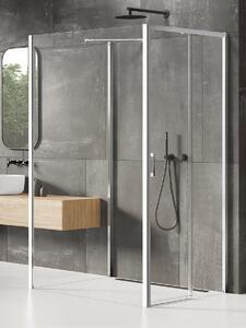 New Trendy Prime zuhanykabin 100x90 cm négyszögletes króm fényes/átlátszó üveg K-0882