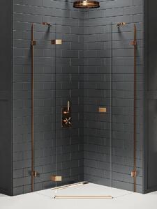 New Trendy Avexa Copper Brushed zuhanykabin csiszolt/átlátszó üveg EXK-3820