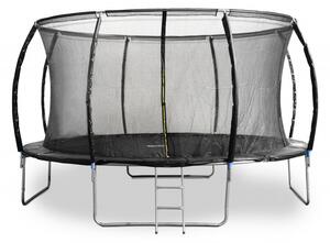 G21 SpaceJump trambulin védőhalóval, 430 cm, ajándék létrával