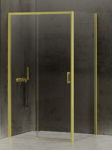 New Trendy Prime Light Gold zuhanykabin 150x100 cm négyszögletes arany fényes/átlátszó üveg D-0430A/D-0225B