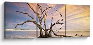 Egy fa képe az óceánban (órával) (90x30 cm)