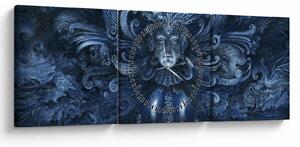 Kép - sötét barokk (órával) (90x30 cm)
