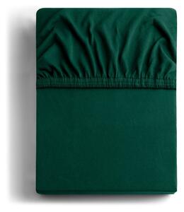 Zöld gumis jersey lepedő 180x200 cm Amber – DecoKing