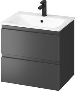 Cersanit Moduo mosdó szekrénnyel 59.5 cm antracit S801-472-DSM