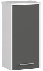 Fürdőszoba szekrény FIN W30 - fehér/grafit