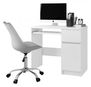 Piksel íróasztal (fehér, jobb oldali kivitel)