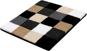 Kleine Wolke Caro fürdőszoba szőnyeg 65x55 cm négyszögletes fehér-bézs-fekete-színek keveréke 5426926539