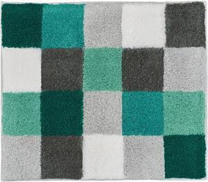 Kleine Wolke Caro fürdőszoba szőnyeg 65x55 cm négyszögletes fehér-szürke-barna-fekete-zöld-színek keveréke 5426675539