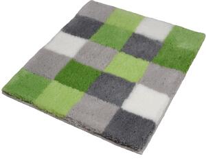 Kleine Wolke Caro fürdőszoba szőnyeg 65x55 cm négyszögletes fehér-szürke-fekete-zöld-színek keveréke 5426617539