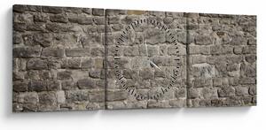 Egy téglafal képe (órával) (90x30 cm)