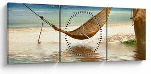 Kép - Relaxálás a tengerparton (órával) (90x30 cm)