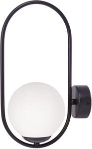 Kaja Parva oldalfali lámpa 1x40 W fehér-fekete K-5105