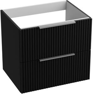 LaVita Oklahoma szekrény 60.5x46x54.2 cm Függesztett, mosdó alatti fekete 5900378334651