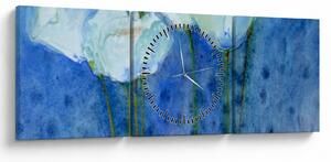 Kép - fehér tulipán (órával) (90x30 cm)
