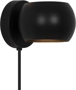 Nordlux Belir oldalfali lámpa 1x5 W fekete 2312201003