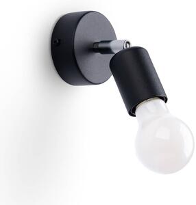 Sollux Lighting Fornes oldalfali lámpa 1x60 W fekete SL.1120