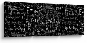 Kép - Matematika (órával) (90x30 cm)