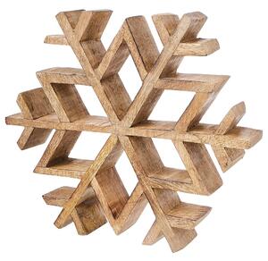 SNOWFLAKE mangófa dekoráció, 20 cm