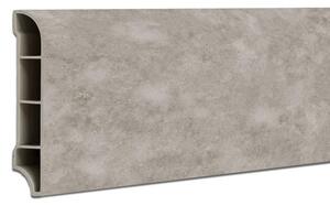 Vinyl SPC padlószegély Reno kőhatású szürke 2400x60x12 mm