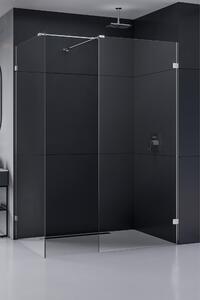 New Trendy Eventa walk-in zuhanykabin 150x90 cm négyszögletes króm fényes/átlátszó üveg EXK-4657