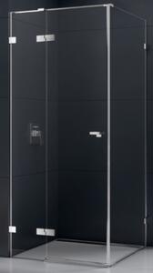 New Trendy Eventa zuhanykabin 100x90 cm négyszögletes króm fényes/átlátszó üveg EXK-4482