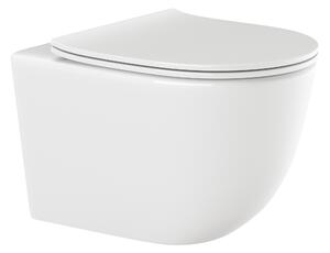 Invena Tinos miska WC wisząca bez kołnierza biała CE-91-001-W