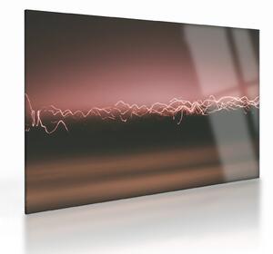Absztrakt kép (üvegen) (70x50 cm)